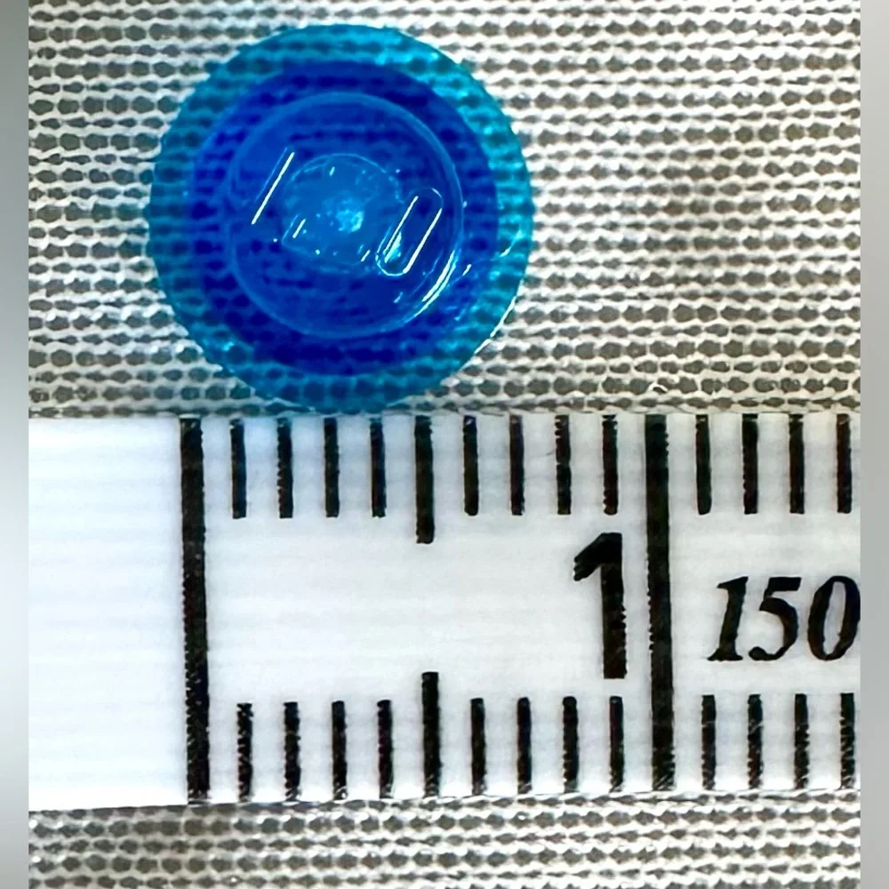 LEGO Round Plate 1x1 Transparent Dark Blue (16141 / 30057) Lot of 50 Pieces - Picture 6 of 6